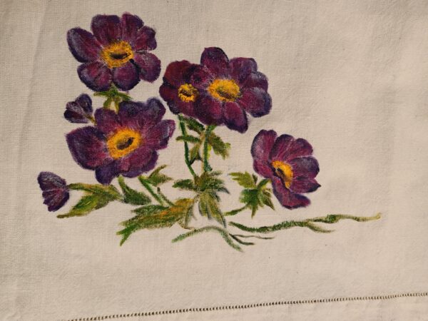 Tea towel, corsie e runner dipinti a mano - immagine 9